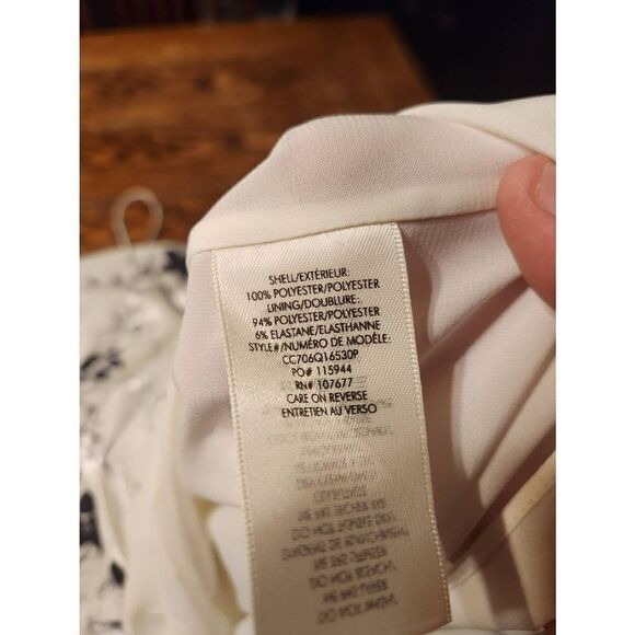 Alice and Olivia Black/White Bess Spaghetti Strap Slip Dress, Sz Small - Picture 4 of 5